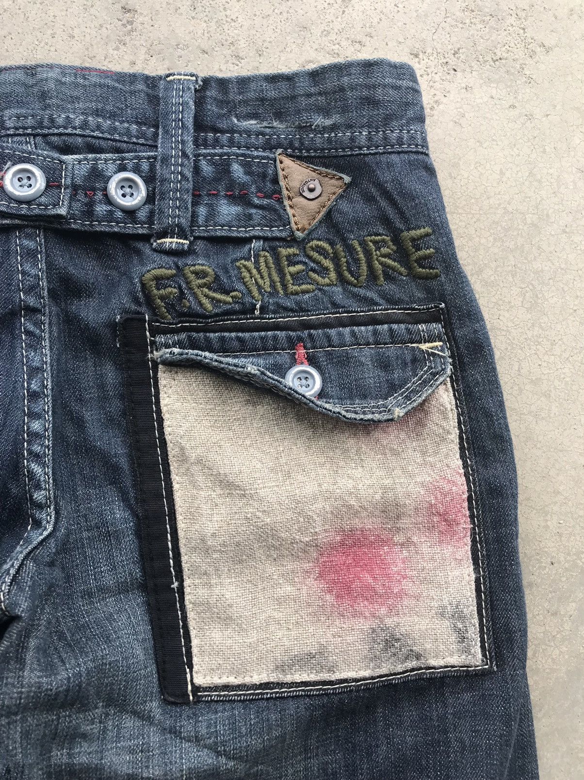 Japanese Brand × Seditionaries Antgauge Designer Street Fashion Dope Two Tone sDenim Size US 30 / EU 46 - 11 Thumbnail