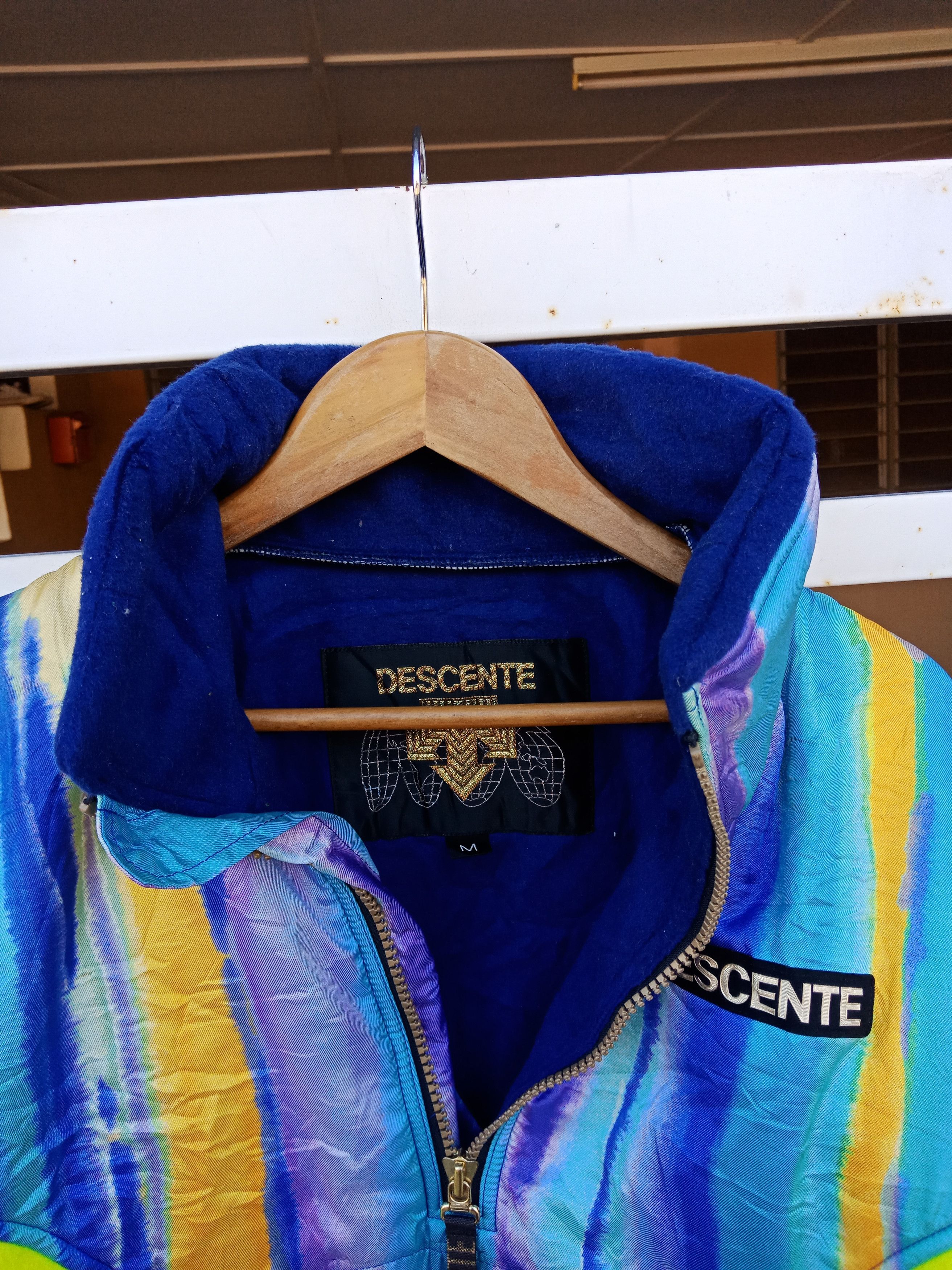 Descente × Japanese Brand × Vintage Japanese Brand Descente Fleece Big Logo Pull Over Size US L / EU 52-54 / 3 - 8 Thumbnail