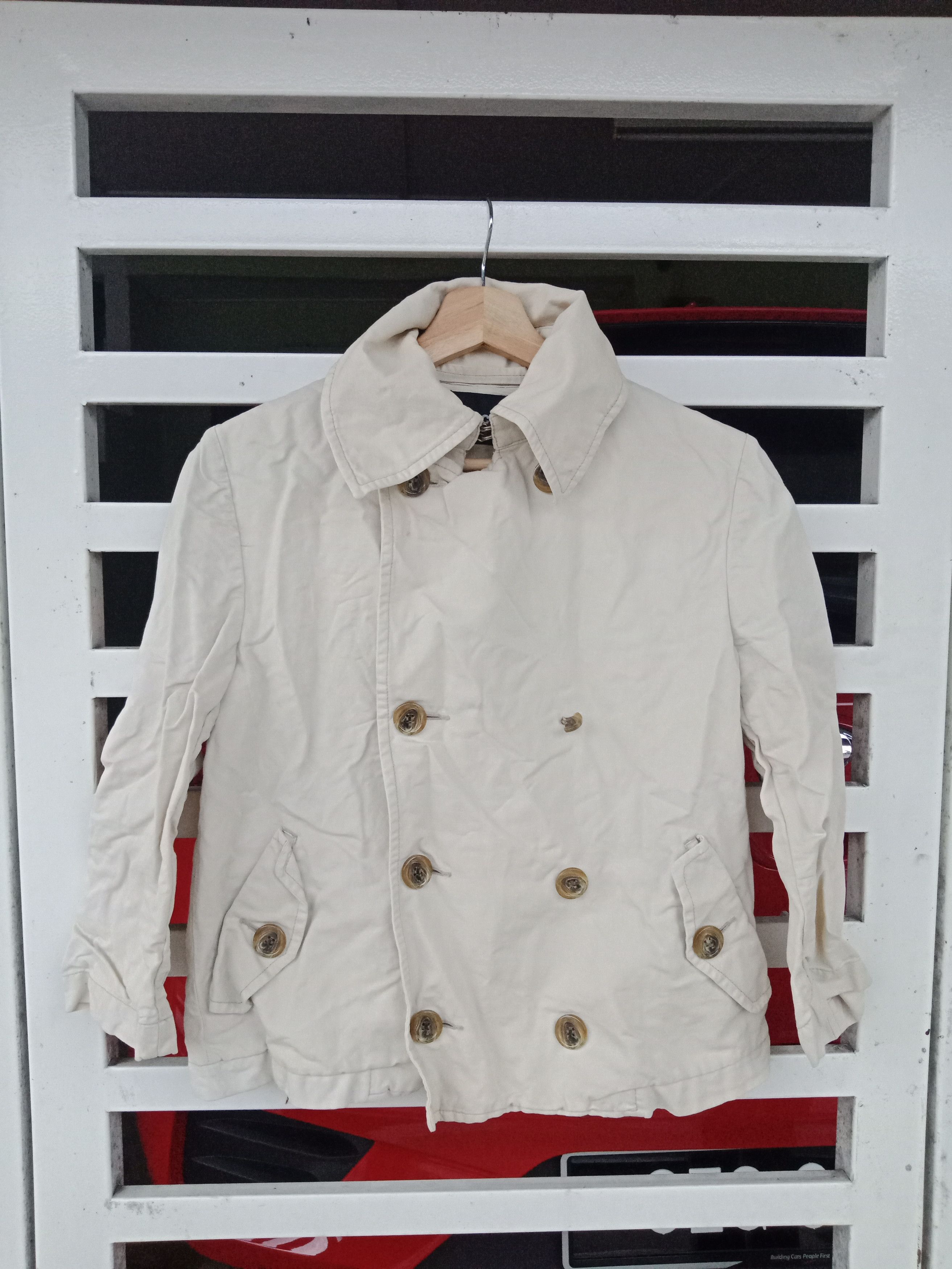 Issey Miyake Zucca Issey Miyake Double Breasted Light Jacket Size US M / EU 48-50 / 2 - 1 Thumbnail