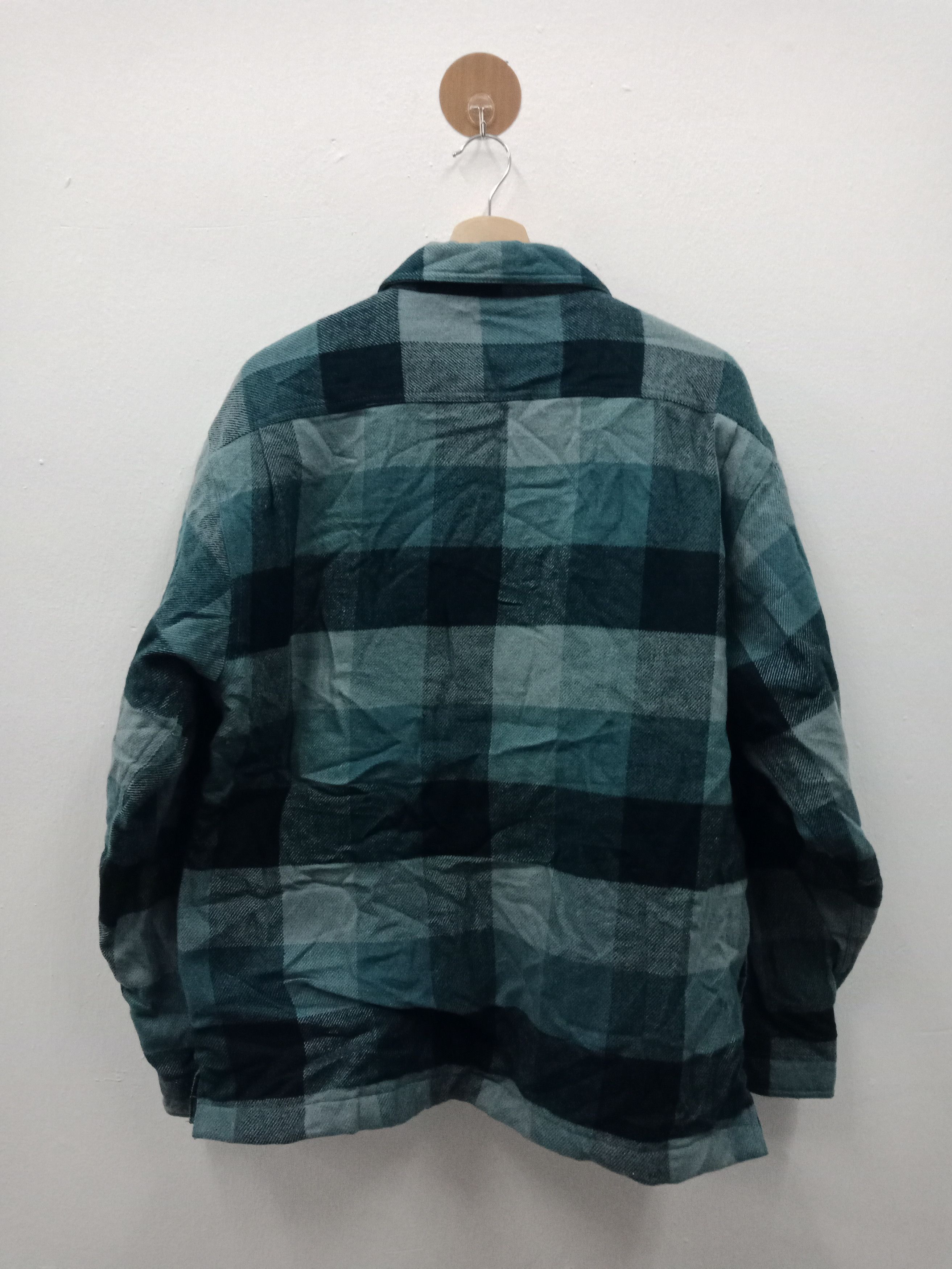 Kansai Yamamoto Kansai Yamamoto Jeans Checker Zipper Light Jacket Size US L / EU 52-54 / 3 - 2 Thumbnail