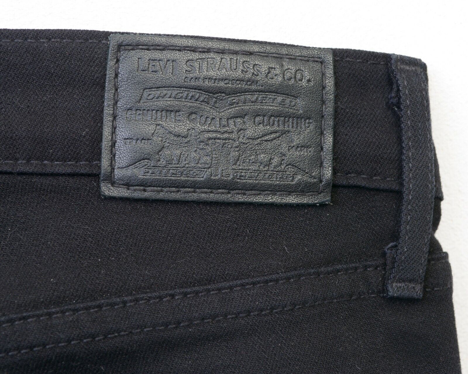 Levi's BIG E 724 High Rise Straight W27 L32 Jeans Trousers Pants Size 27" / US 4 / IT 40 - 7 Thumbnail