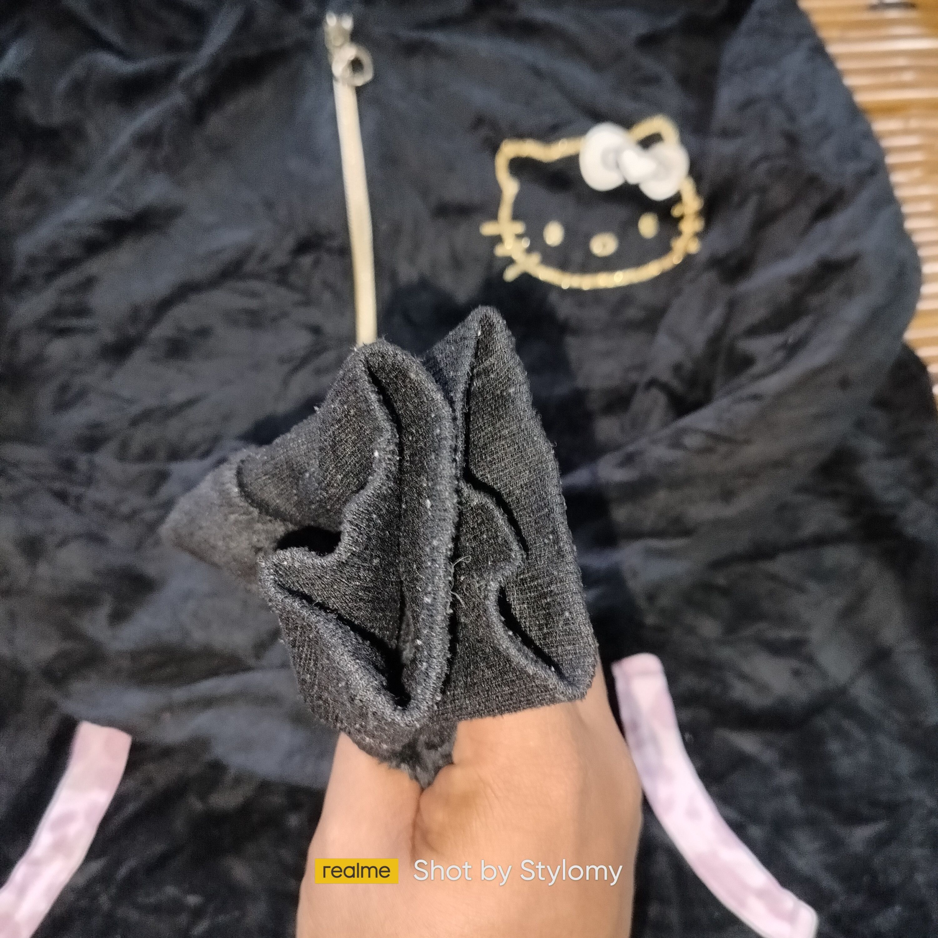 Japanese Brand × Vintage Hello Kitty Fleece hoodie and Pants Pajama One Set Size S / US 4 / IT 40 - 4 Thumbnail