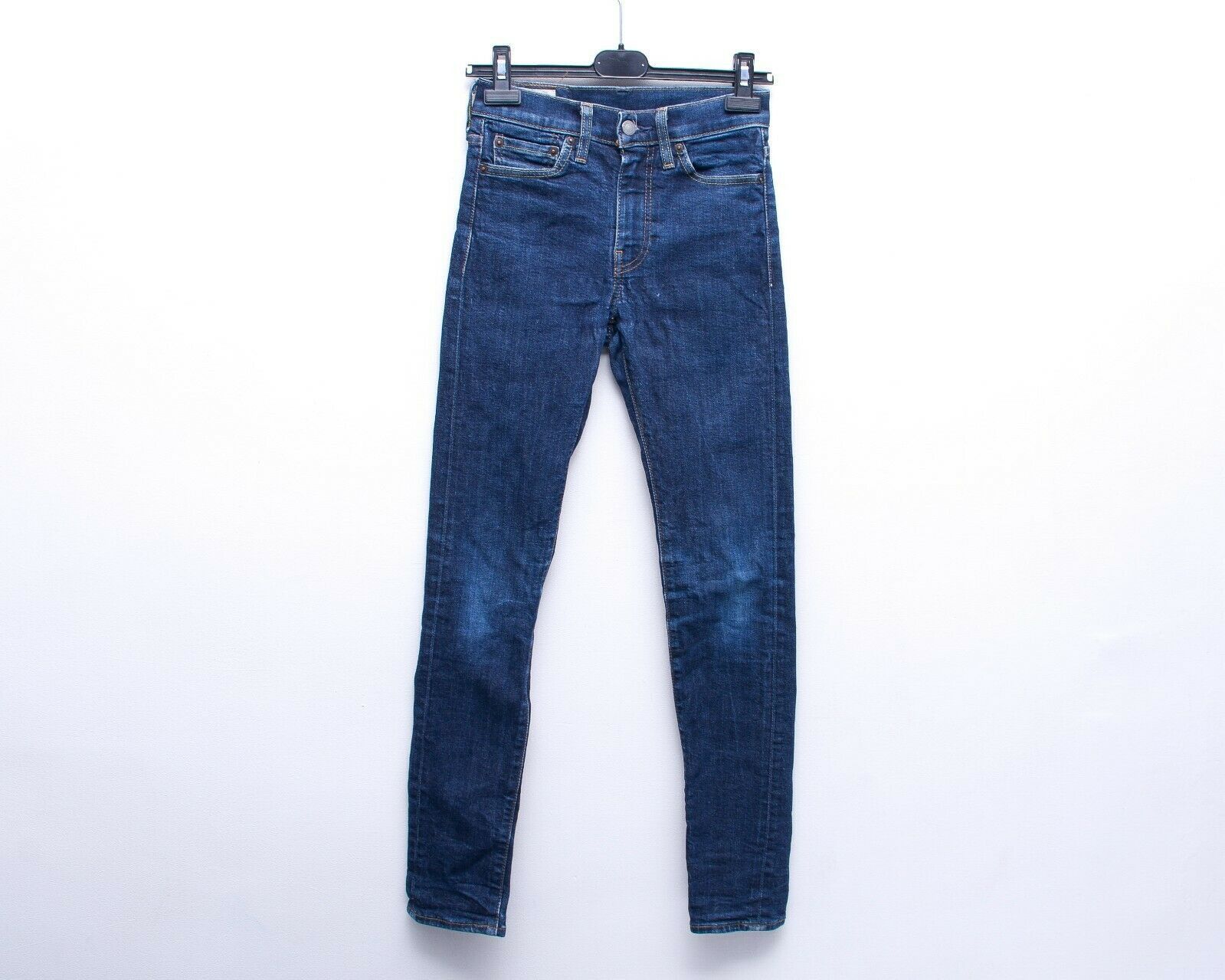 Levi's Big E W27 L32 Skinny Premium Denim Jeans Stretch Mid Rise Size 27" / US 4 / IT 40 - 1 Thumbnail
