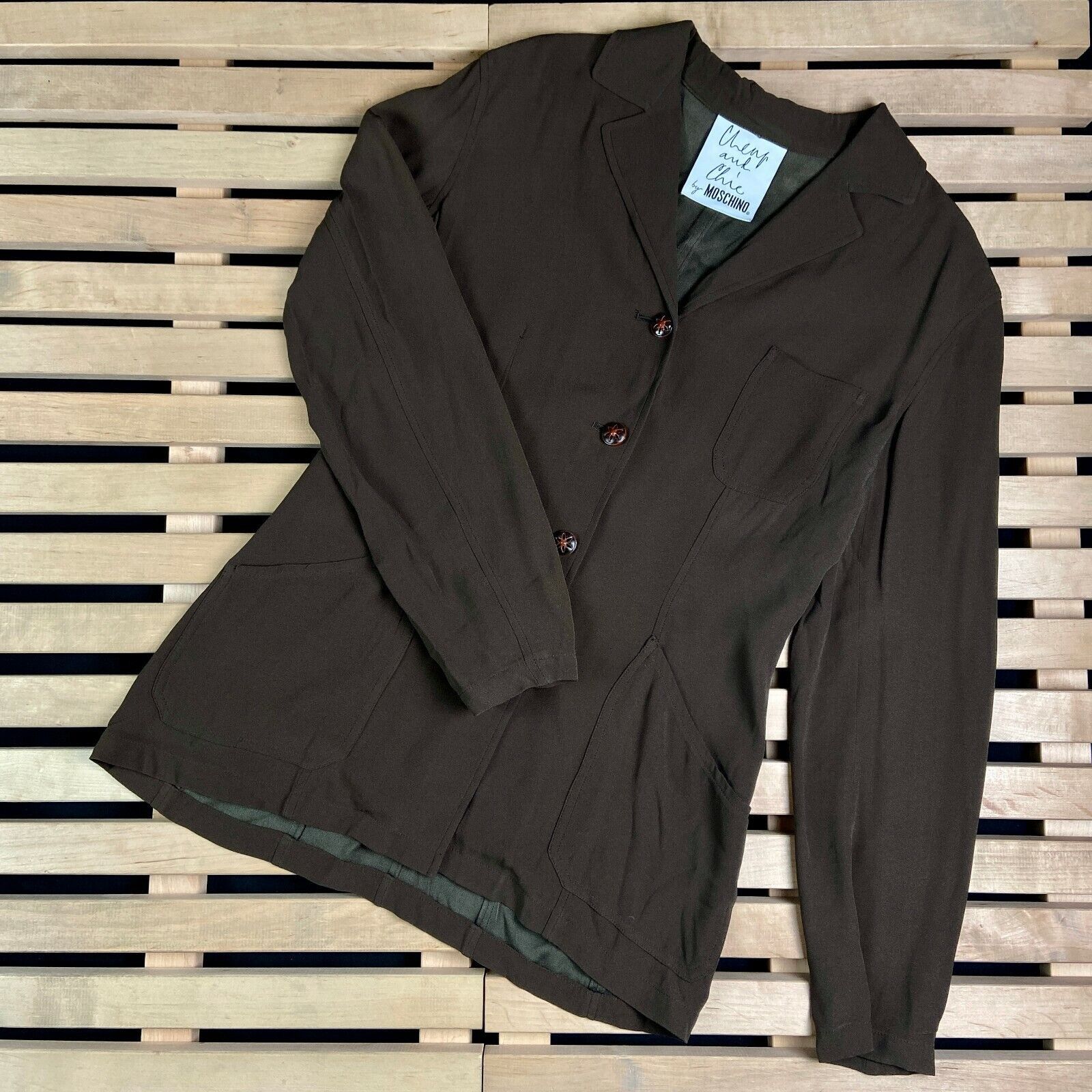 Moschino Womens Cardigan Cheng And Chic By Moschino Size US 10 UK 12 Size L / US 10 / IT 46 - 1 Thumbnail