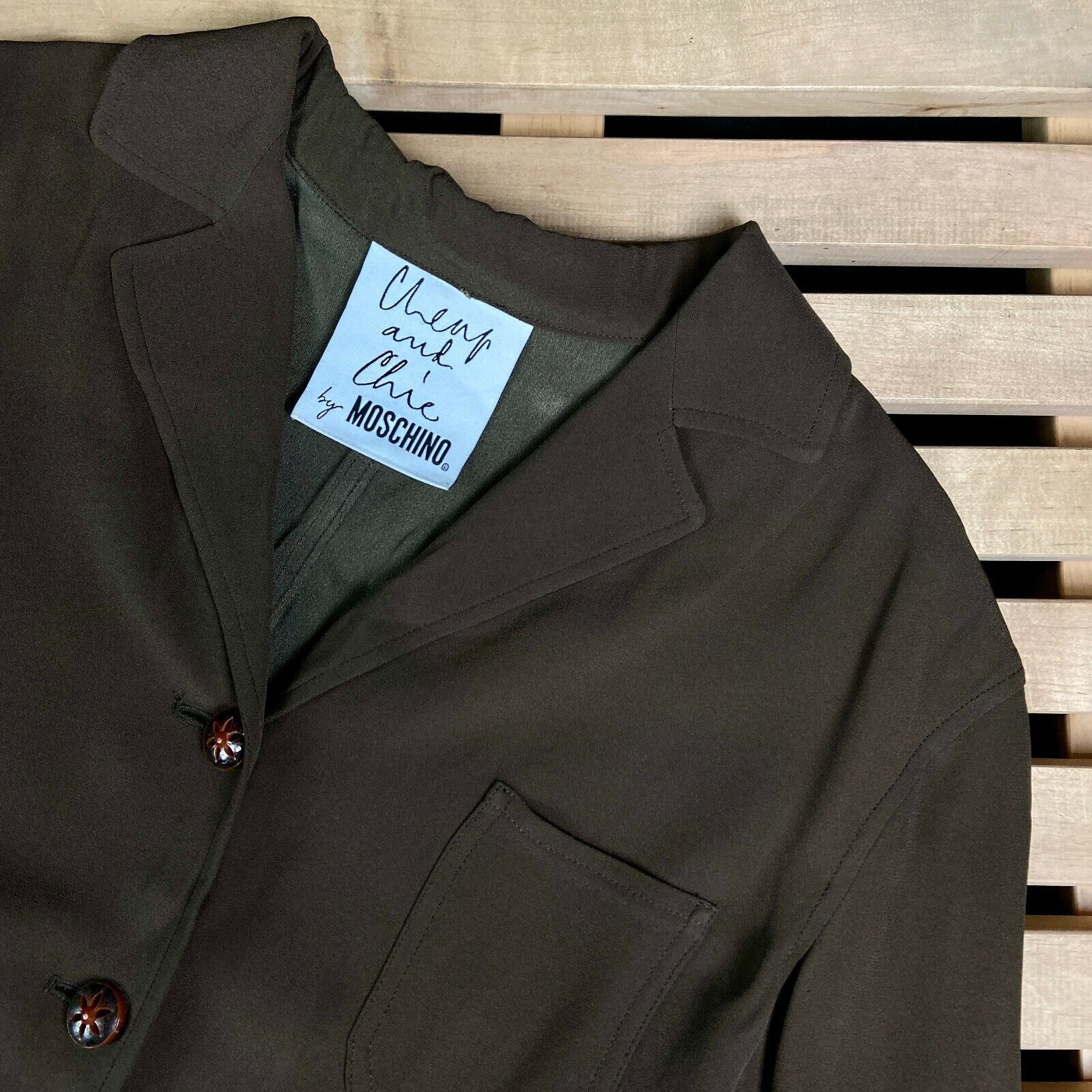 Moschino Womens Cardigan Cheng And Chic By Moschino Size US 10 UK 12 Size L / US 10 / IT 46 - 2 Thumbnail