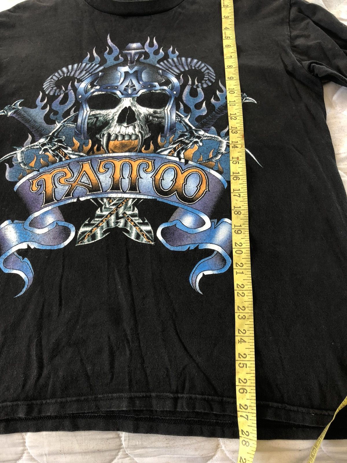 Vintage Rare Tattoo Artist Printed Skull Longsleeve Size US M / EU 48-50 / 2 - 8 Thumbnail