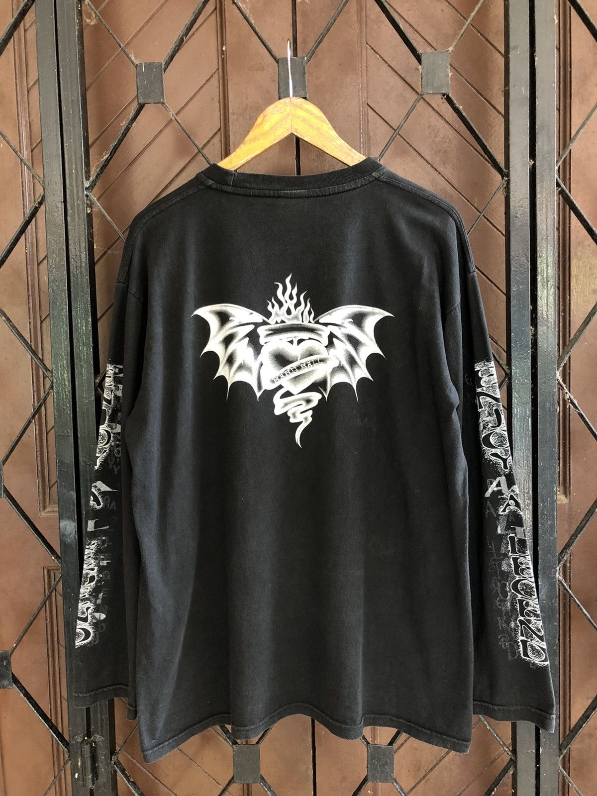 Vintage Rare Tattoo Artist Printed Skull Longsleeve Size US M / EU 48-50 / 2 - 6 Thumbnail