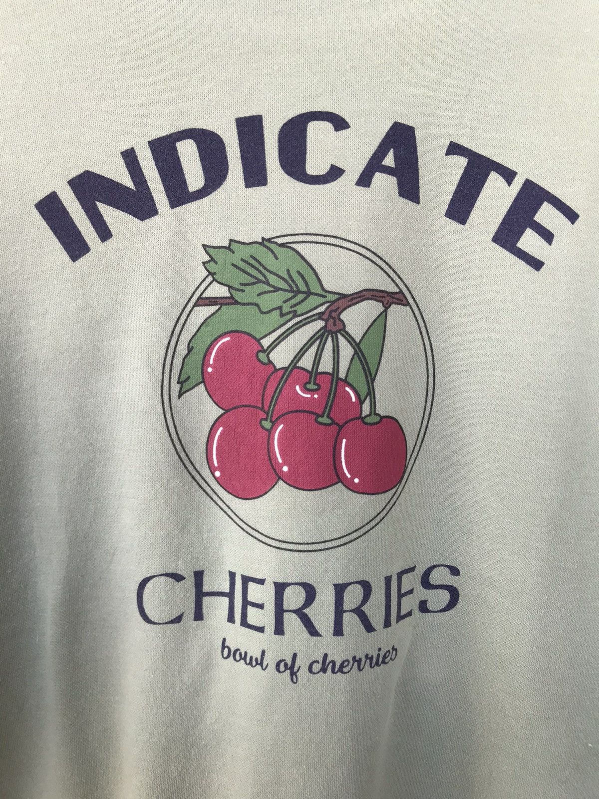 Japanese Brand Thrashed FRMD Indicate Cherries Spell Out Sweatshirts Size US L / EU 52-54 / 3 - 8 Thumbnail
