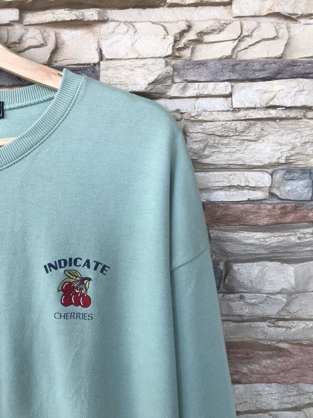 Japanese Brand Thrashed FRMD Indicate Cherries Spell Out Sweatshirts Size US L / EU 52-54 / 3 - 3 Thumbnail