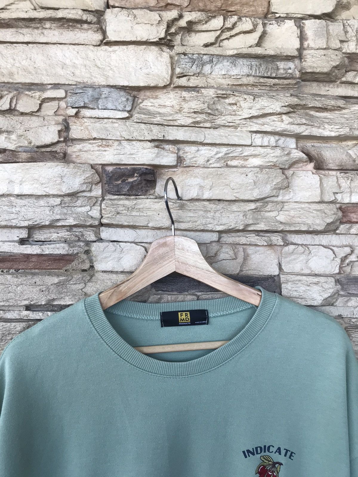 Japanese Brand Thrashed FRMD Indicate Cherries Spell Out Sweatshirts Size US L / EU 52-54 / 3 - 4 Thumbnail