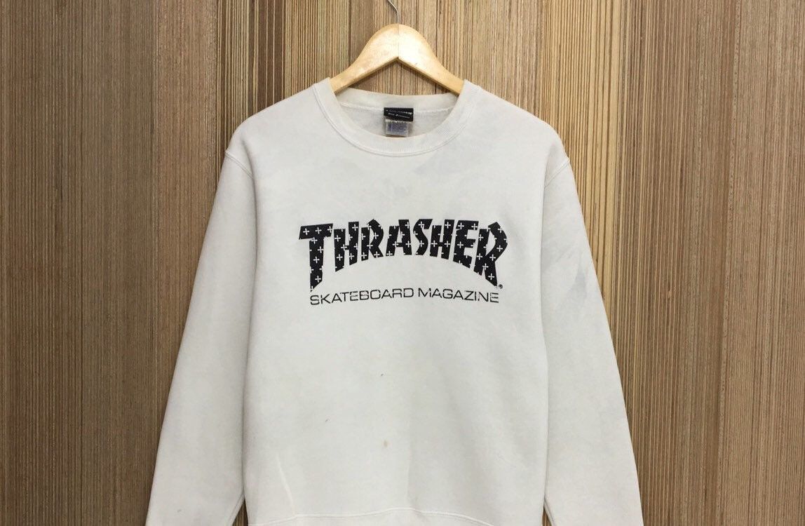 Thrasher THRASHER Skateboard Magazine Sweatshirt Size S / US 4 / IT 40 - 2 Thumbnail