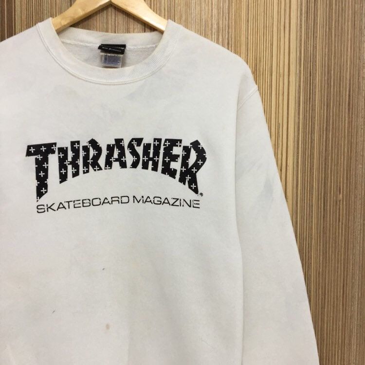 Thrasher THRASHER Skateboard Magazine Sweatshirt Size S / US 4 / IT 40 - 4 Thumbnail