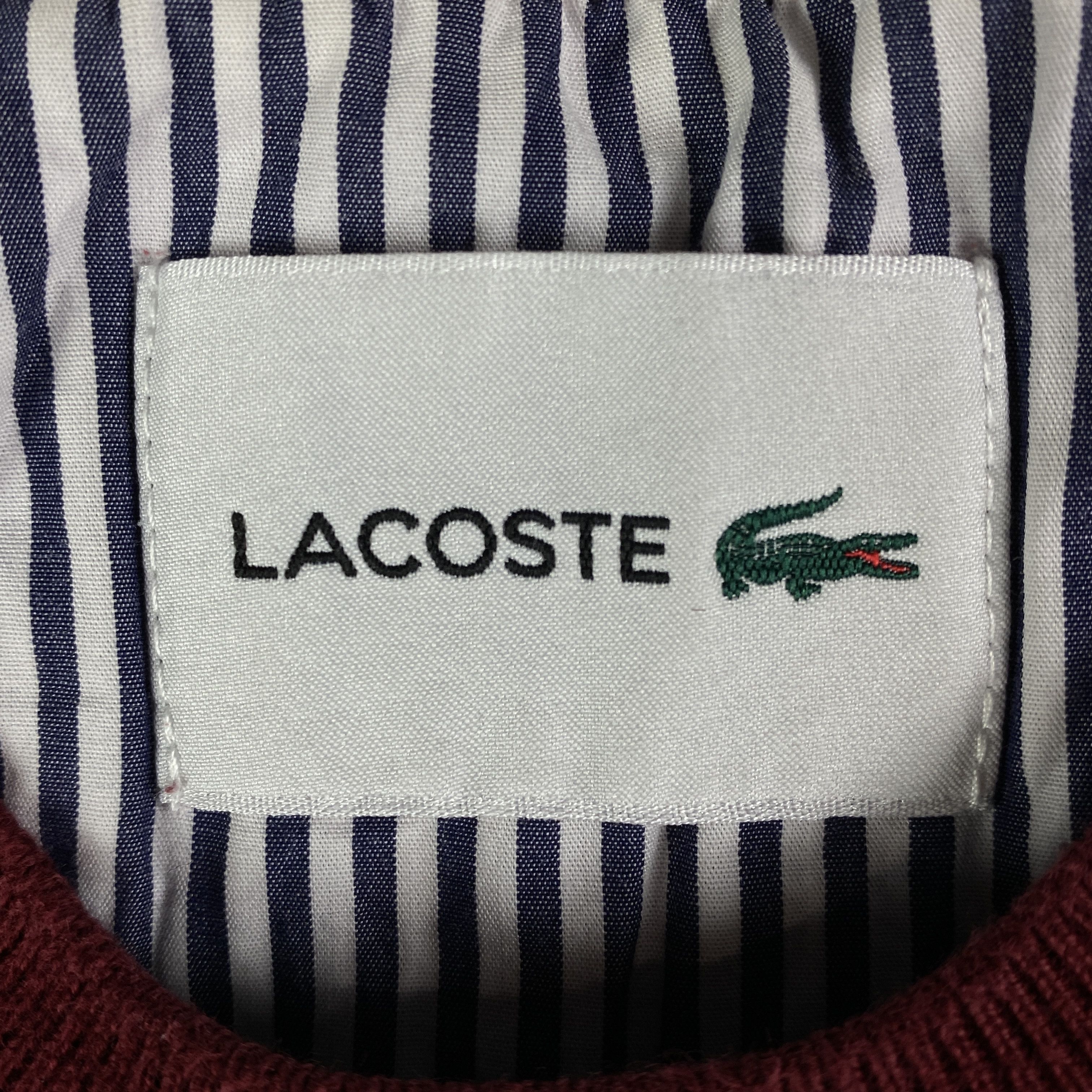 Lacoste × Vintage Mens Sweater Jumper Lacoste Vintage Size 6/XL Size US XL / EU 56 / 4 - 4 Thumbnail