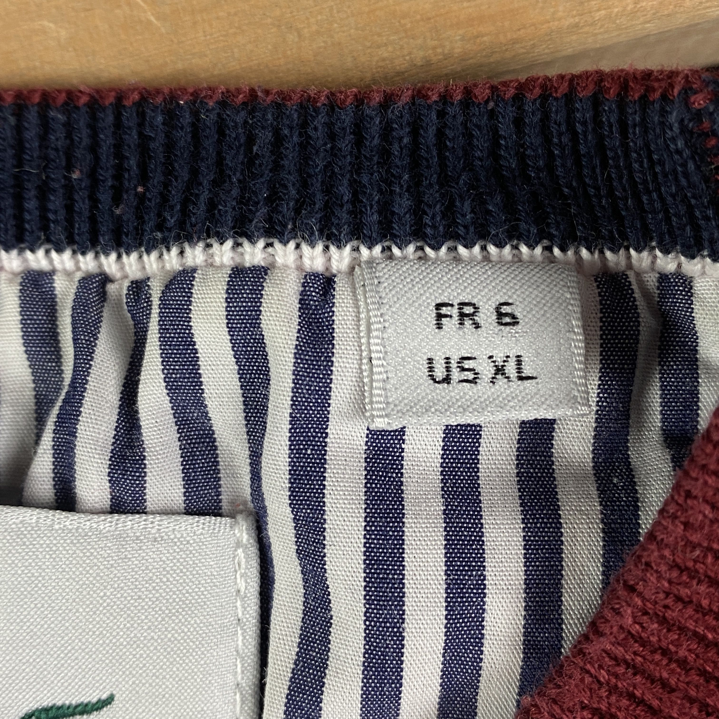 Lacoste × Vintage Mens Sweater Jumper Lacoste Vintage Size 6/XL Size US XL / EU 56 / 4 - 5 Thumbnail