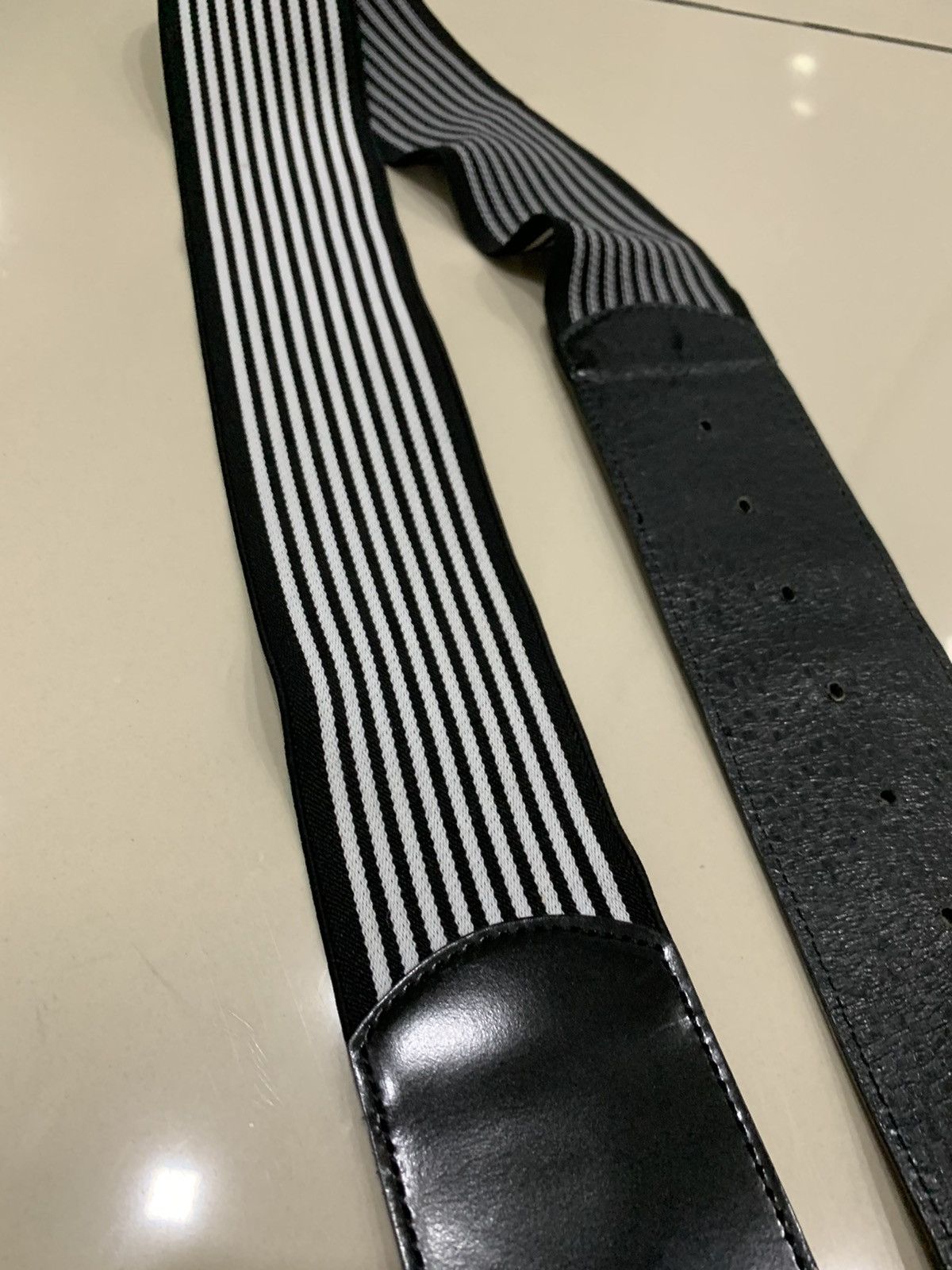 Japanese Brand × Yohji Yamamoto INED BY YOHJI YAMAMOTO STRIPED STRETCHABLE SIDE BELT Size ONE SIZE - 6 Thumbnail