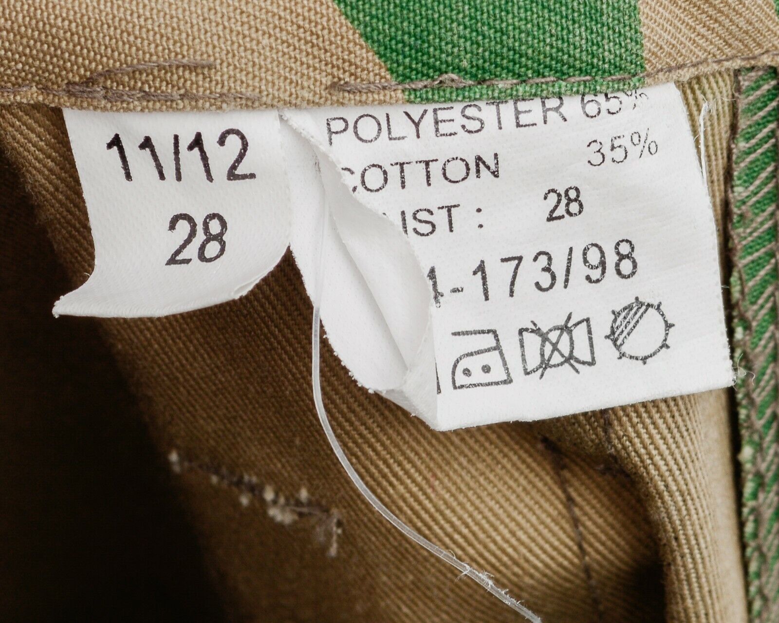 Other × Vintage French Army FELIN CCE Camouflage Cargo Pants Trousers Combat Size 28" / US 6 / IT 42 - 7 Thumbnail