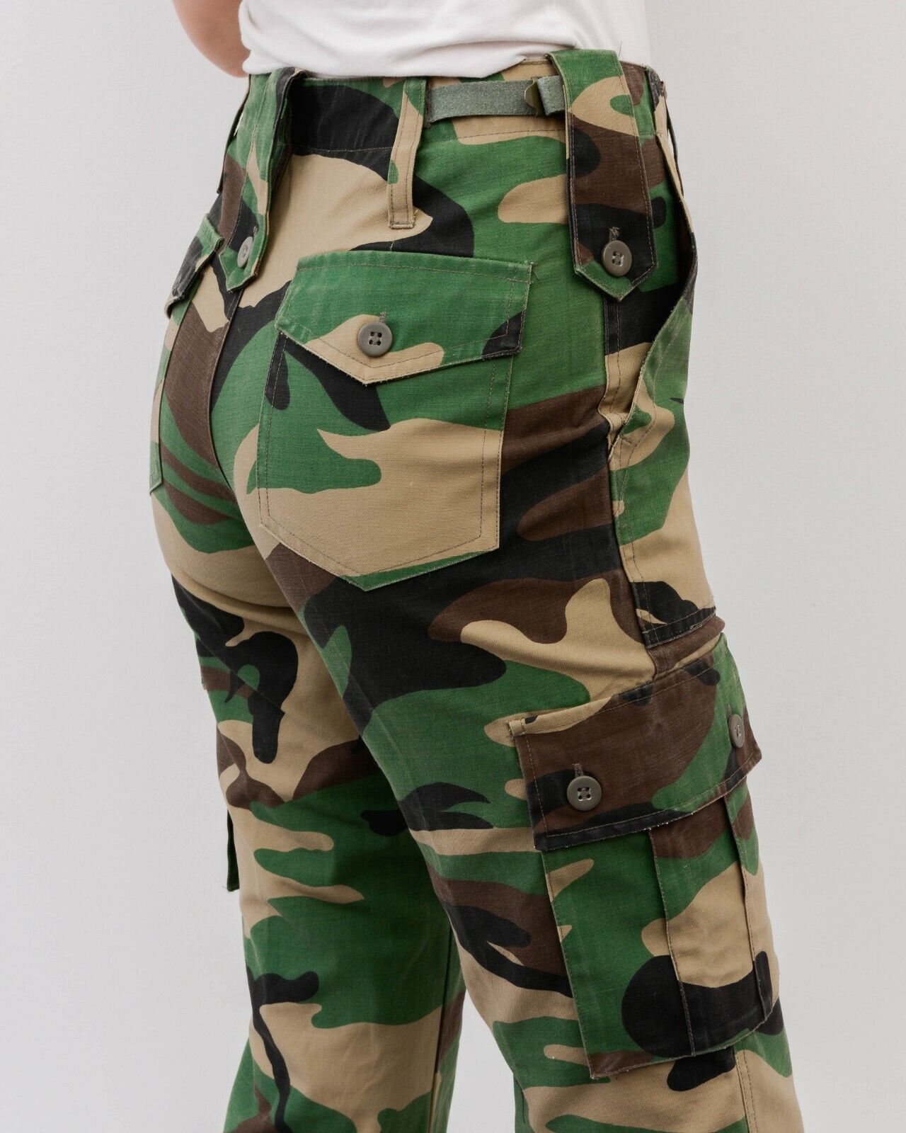 Other × Vintage French Army FELIN CCE Camouflage Cargo Pants Trousers Combat Size 28" / US 6 / IT 42 - 6 Thumbnail