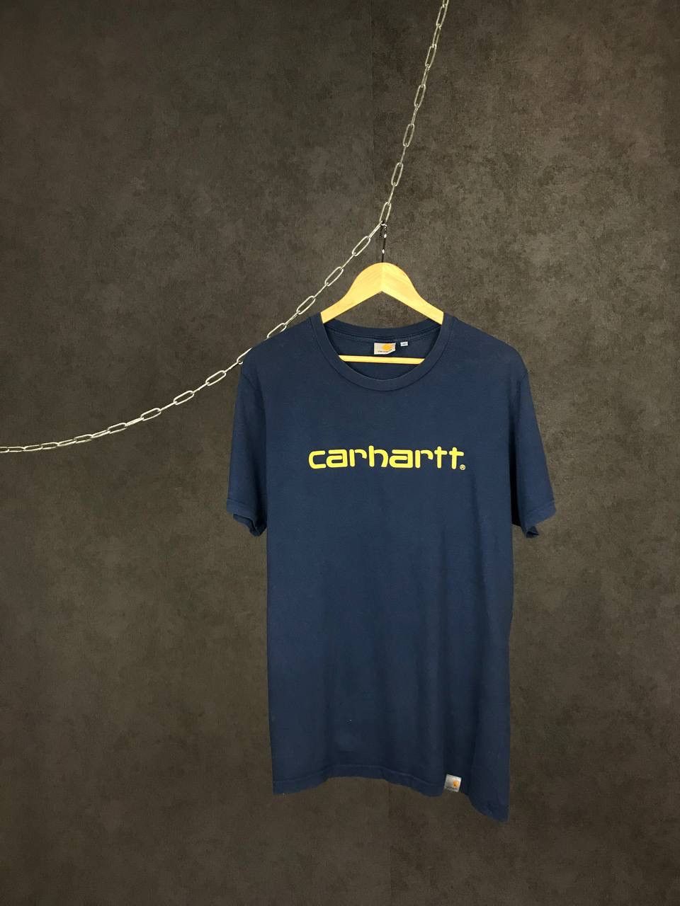 Carhartt × Vintage Carhartt vintage streetwear center logo tee Size US M / EU 48-50 / 2 - 1 Thumbnail