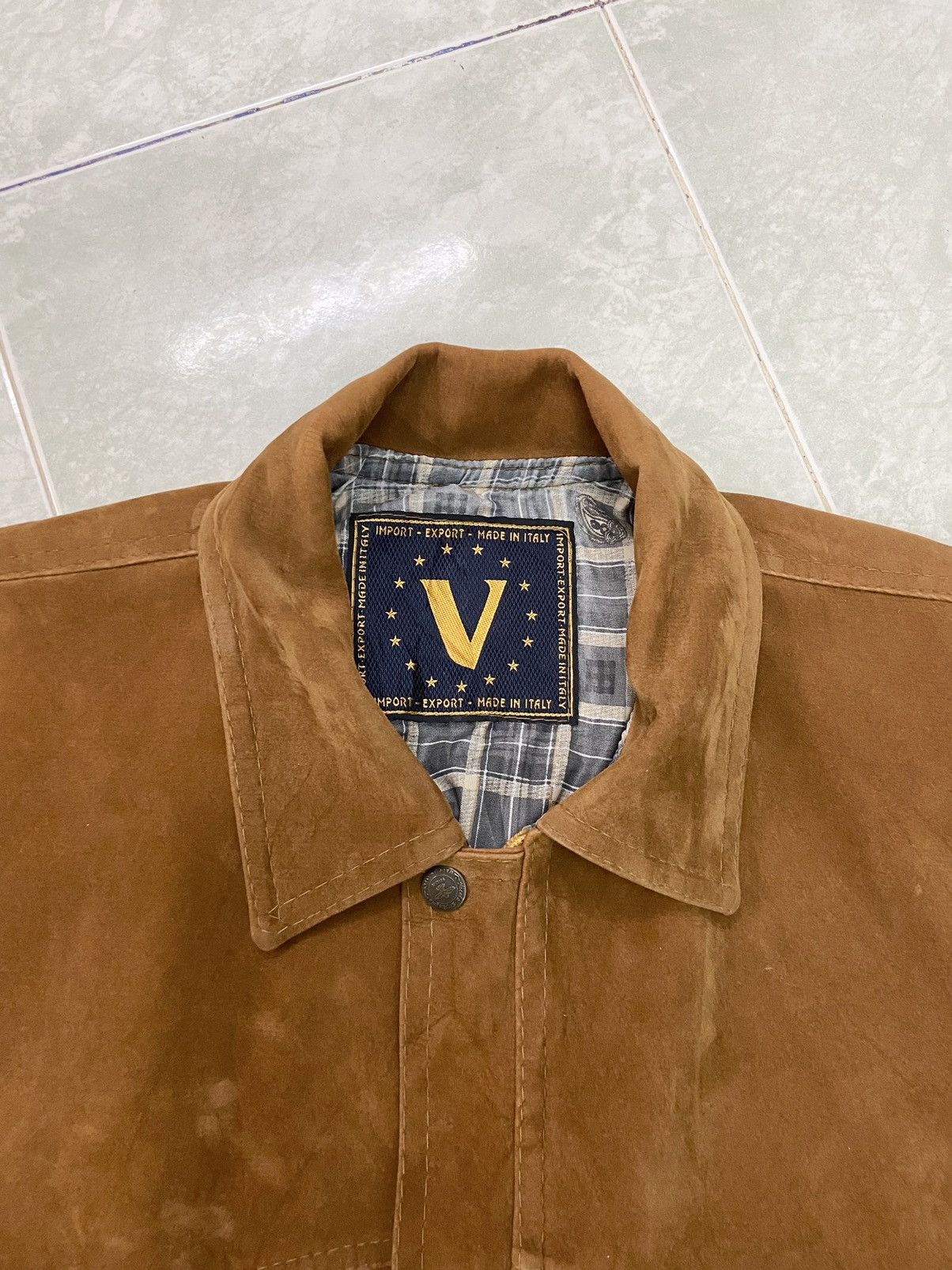 Vintage Rare Vintage Nicola D’ Angelo Chamois Suede Jacket Size US L / EU 52-54 / 3 - 4 Thumbnail