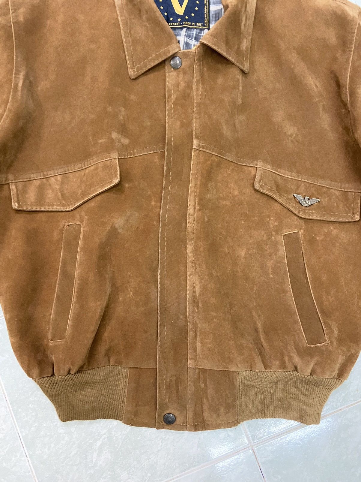 Vintage Rare Vintage Nicola D’ Angelo Chamois Suede Jacket Size US L / EU 52-54 / 3 - 7 Thumbnail