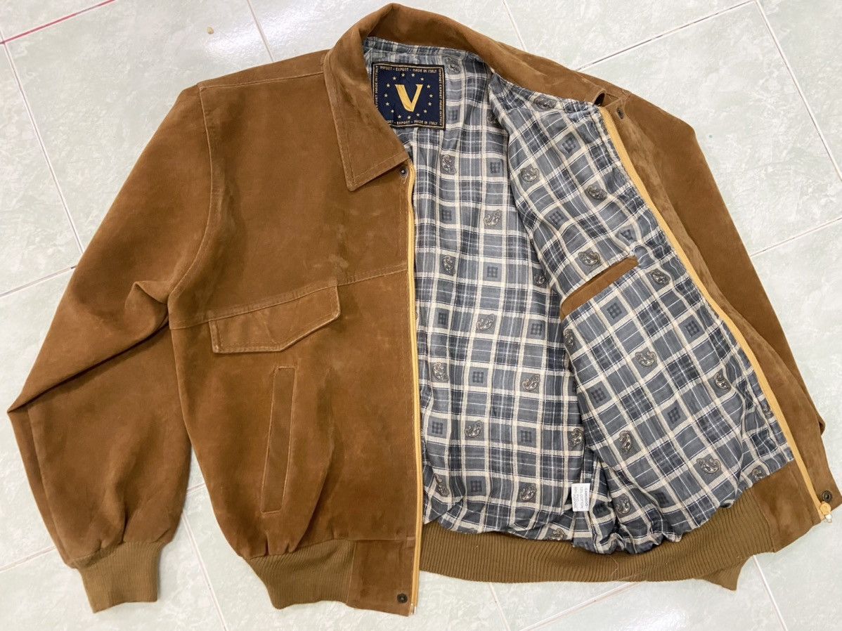Vintage Rare Vintage Nicola D’ Angelo Chamois Suede Jacket Size US L / EU 52-54 / 3 - 13 Thumbnail