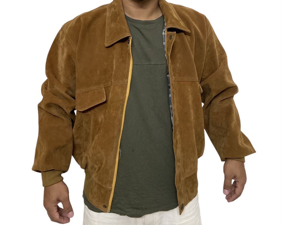 Vintage Rare Vintage Nicola D’ Angelo Chamois Suede Jacket Size US L / EU 52-54 / 3 - 2 Thumbnail