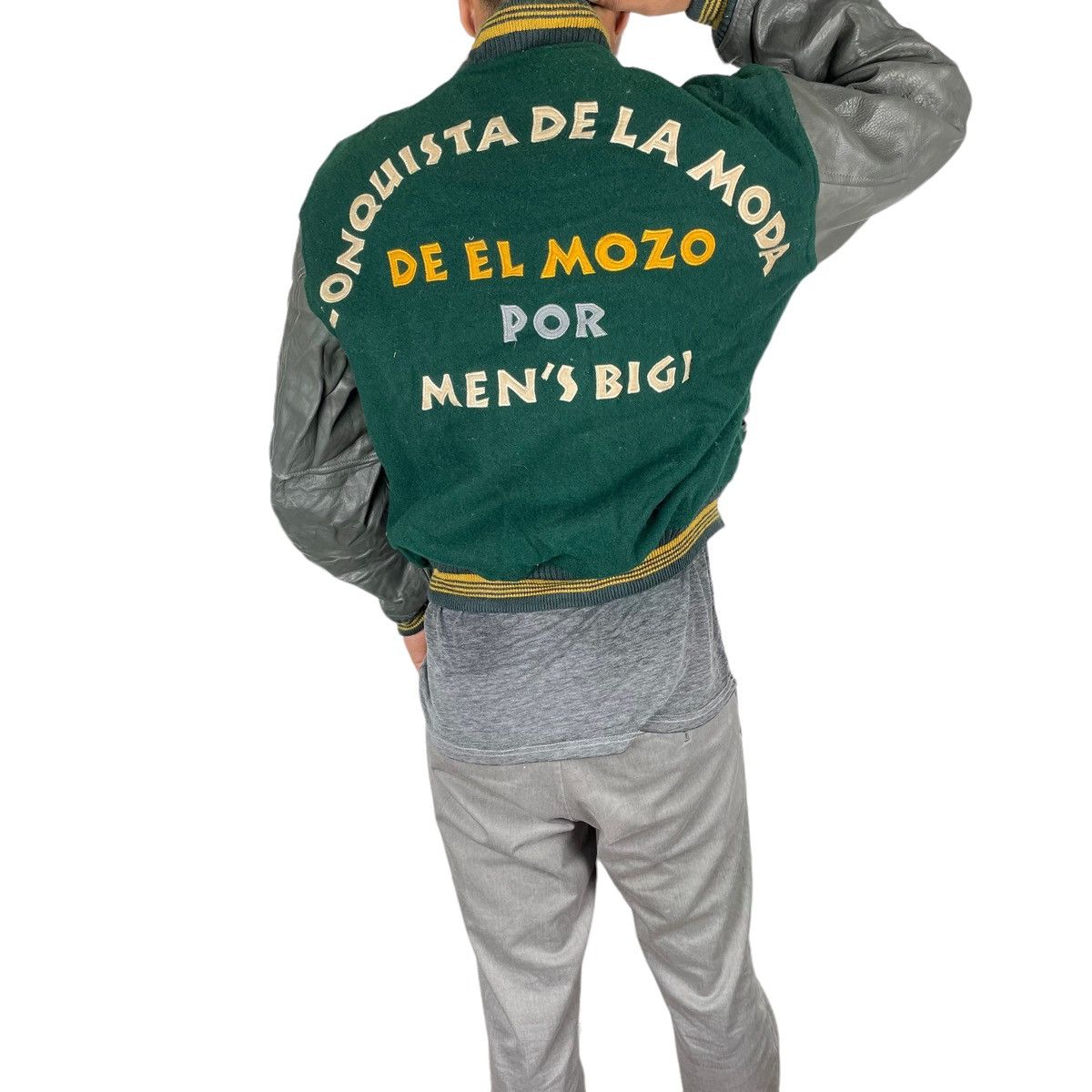 BIGI ❄️MEN’S BIGI VARSITY LEATHER BUTTON JACKET Size US M / EU 48-50 / 2 - 3 Thumbnail