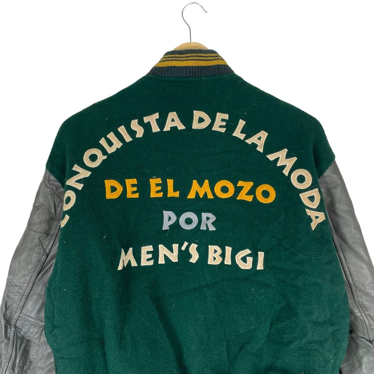 BIGI ❄️MEN’S BIGI VARSITY LEATHER BUTTON JACKET Size US M / EU 48-50 / 2 - 9 Thumbnail