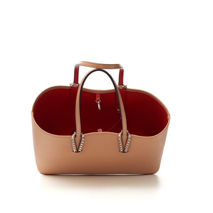 Christian louboutin discount cabata tote nude