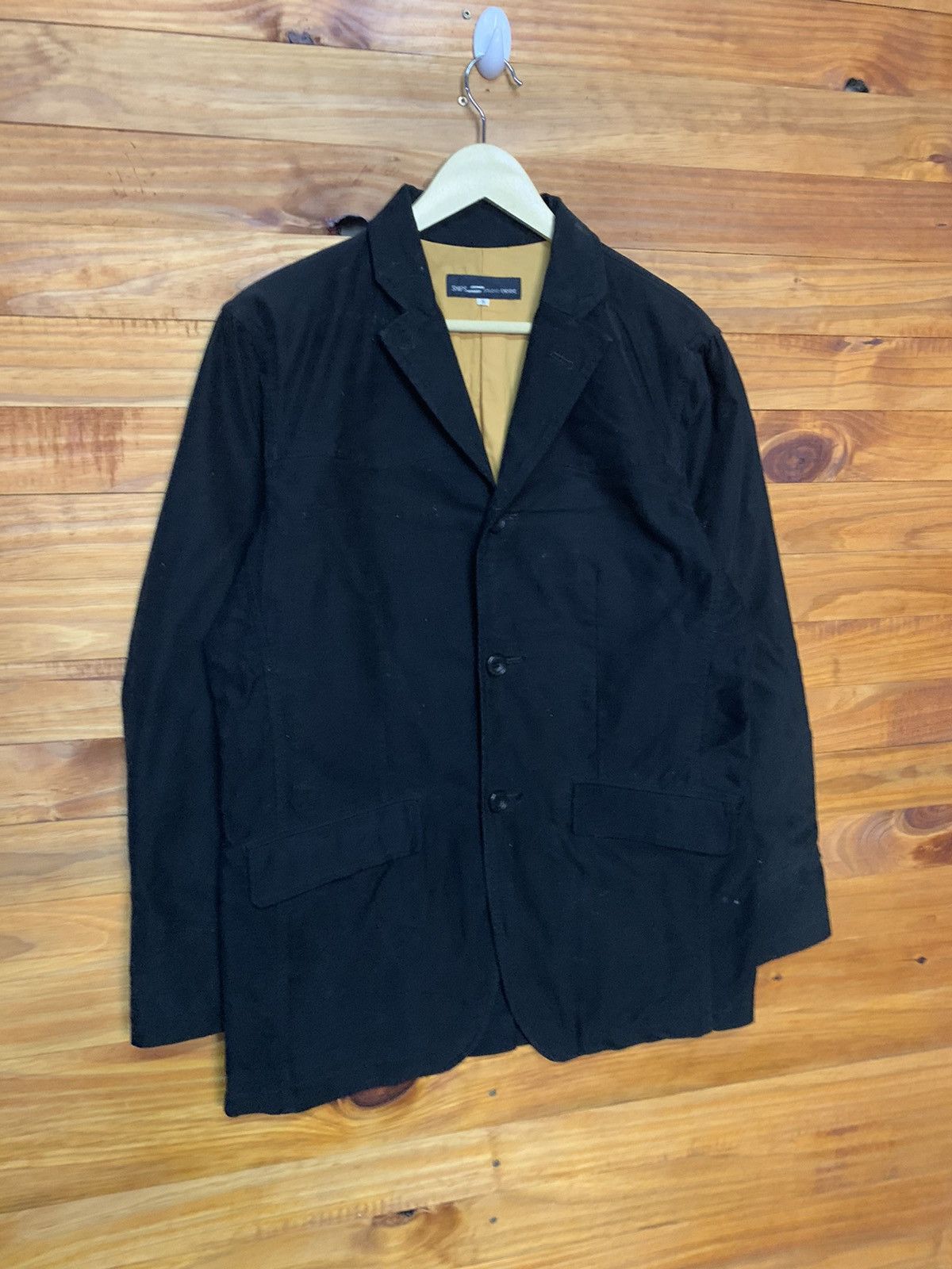 SHIPS Vintage Ships X Studio Oribe Issey Miyake Work Coat Size US L / EU 52-54 / 3 - 3 Thumbnail