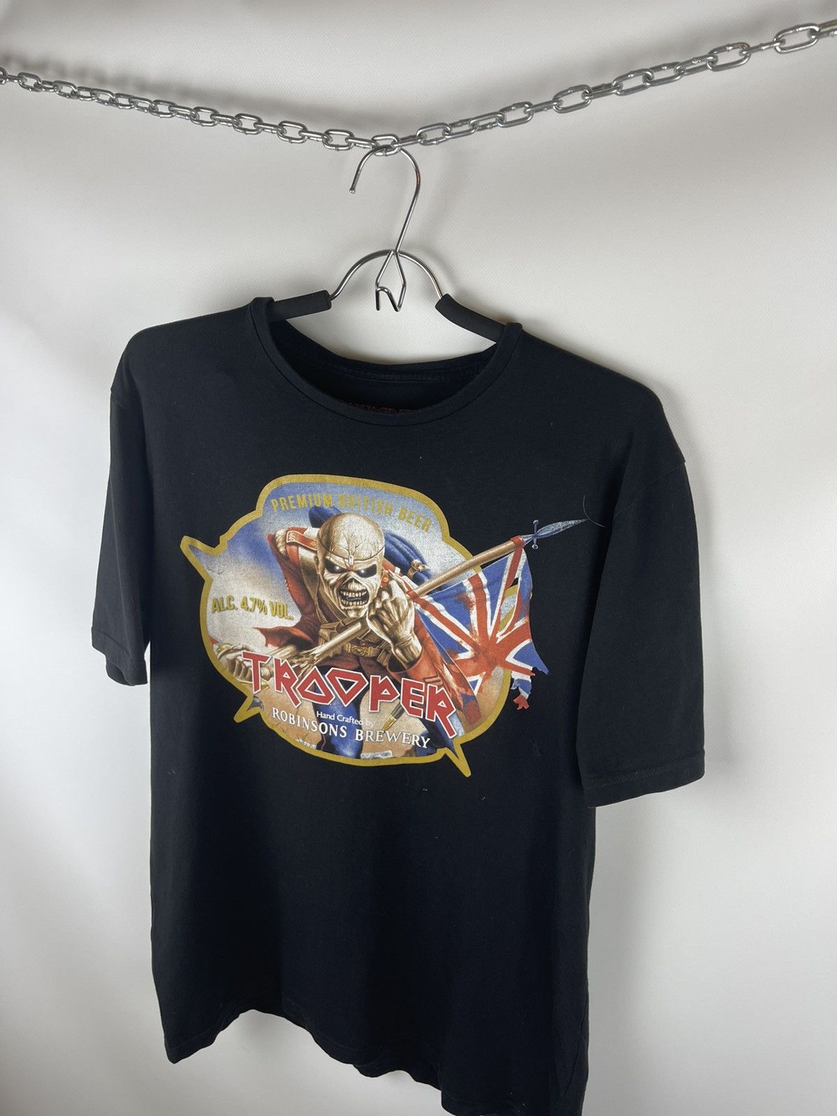 Band Tees Iron Maiden vintage 2016 Troopers Robinsons Brewery band tee Size US M / EU 48-50 / 2 - 2 Thumbnail