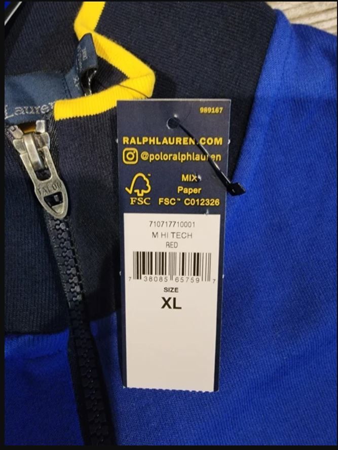 Polo Ralph Lauren Polo Ralph Lauren Hi-Tech Stadium Track Jacket XL Size US XL / EU 56 / 4 - 7 Thumbnail