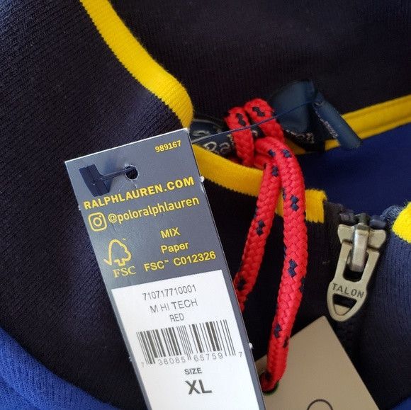 Polo Ralph Lauren Polo Ralph Lauren Hi-Tech Stadium Track Jacket XL Size US XL / EU 56 / 4 - 5 Thumbnail
