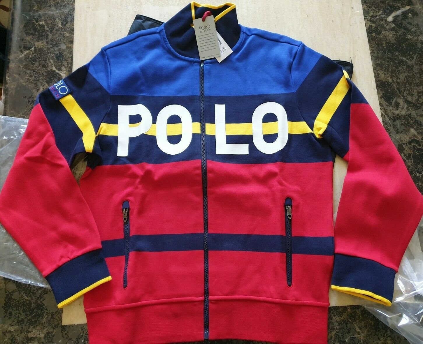 Polo Ralph Lauren Polo Ralph Lauren Hi-Tech Stadium Track Jacket XL Size US XL / EU 56 / 4 - 2 Thumbnail