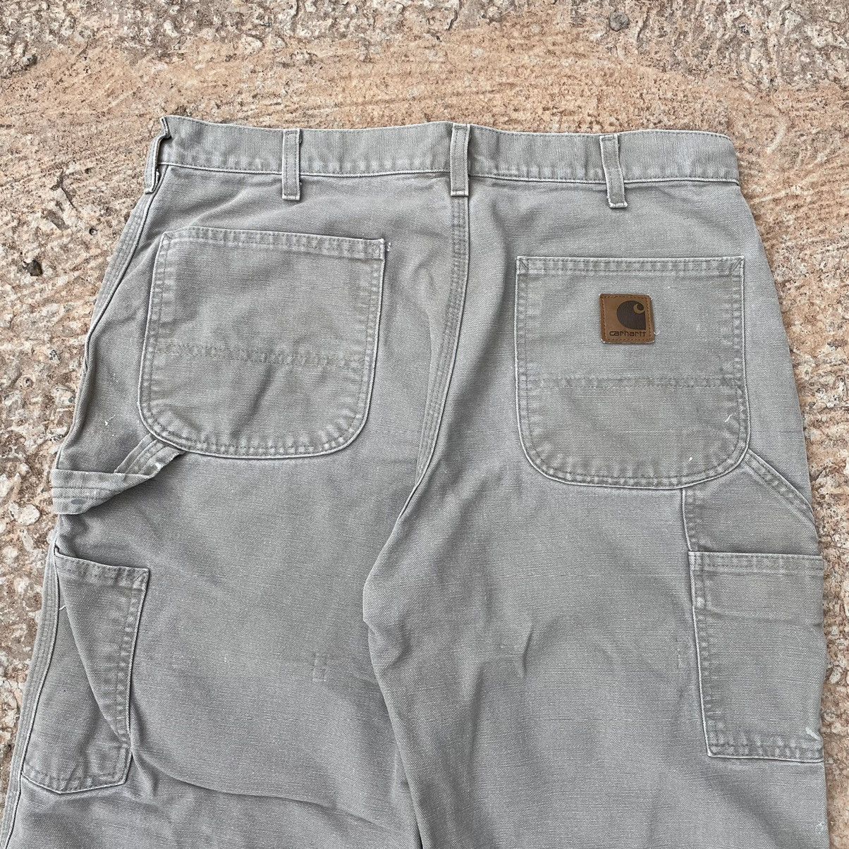 Carhartt × Carhartt Wip × Vintage Vintage Carhartt Pants Jeans Y2K Streetwear 90s 34/30 Size US 34 / EU 50 - 4 Thumbnail