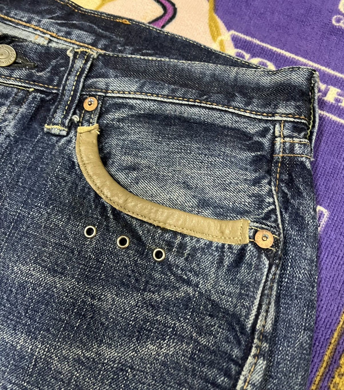Full Count & Co. FULL COUNT & CO. Selvedge Denim with Rare Design x Japan Size US 32 / EU 48 - 6 Thumbnail