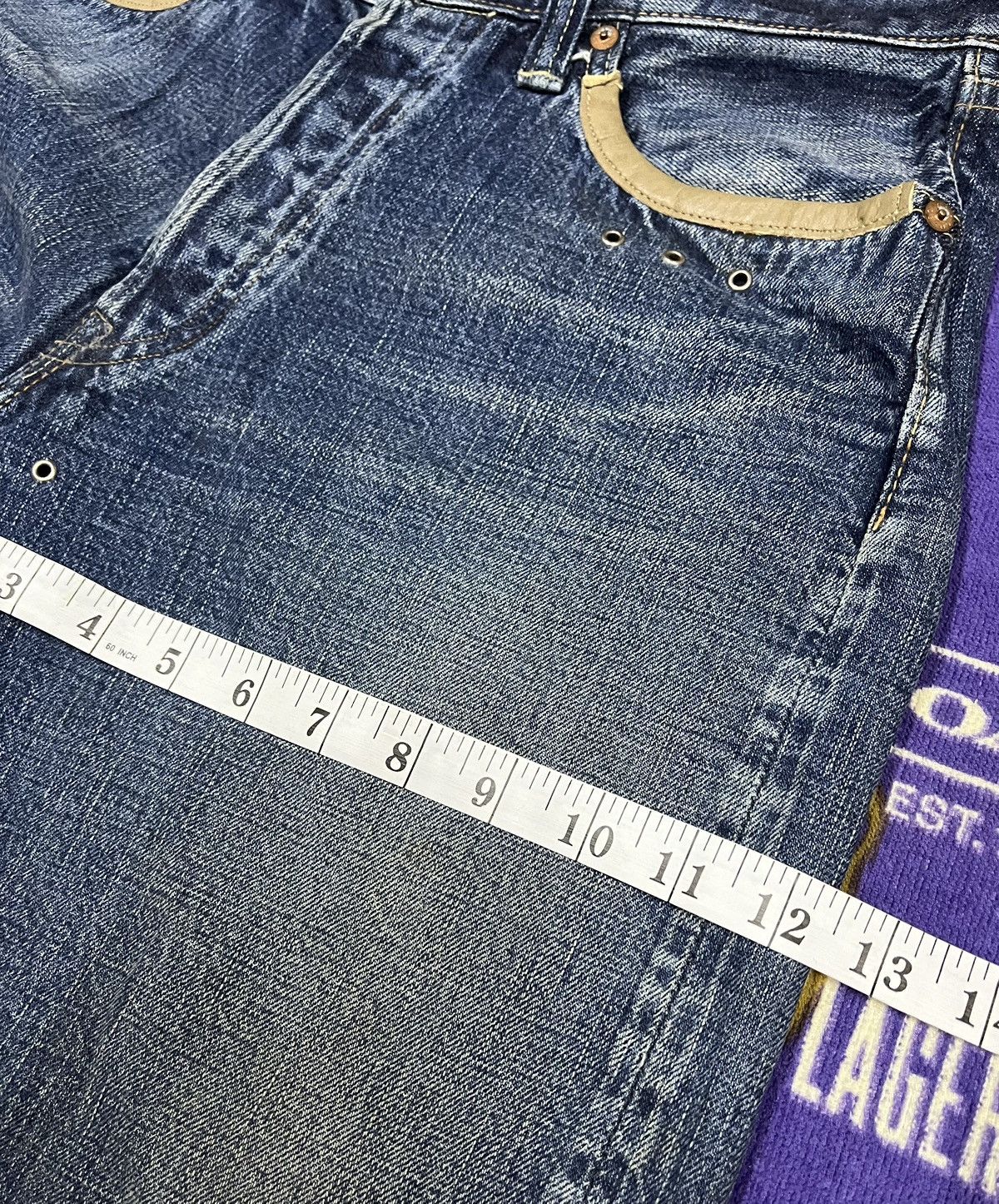 Full Count & Co. FULL COUNT & CO. Selvedge Denim with Rare Design x Japan Size US 32 / EU 48 - 21 Thumbnail