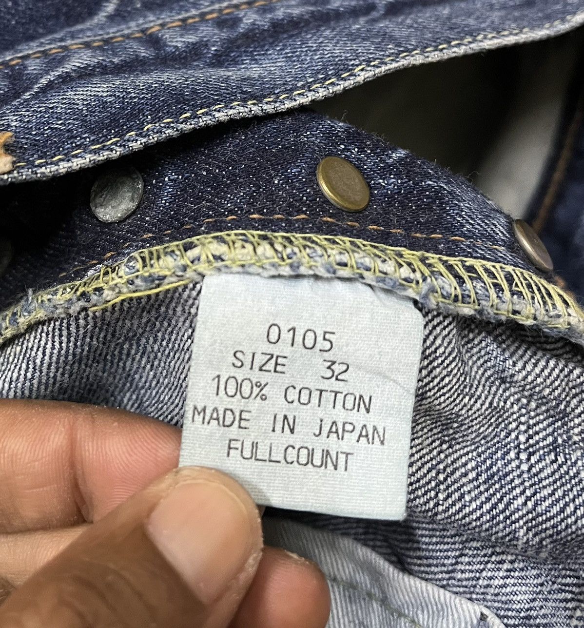 Full Count & Co. FULL COUNT & CO. Selvedge Denim with Rare Design x Japan Size US 32 / EU 48 - 17 Thumbnail