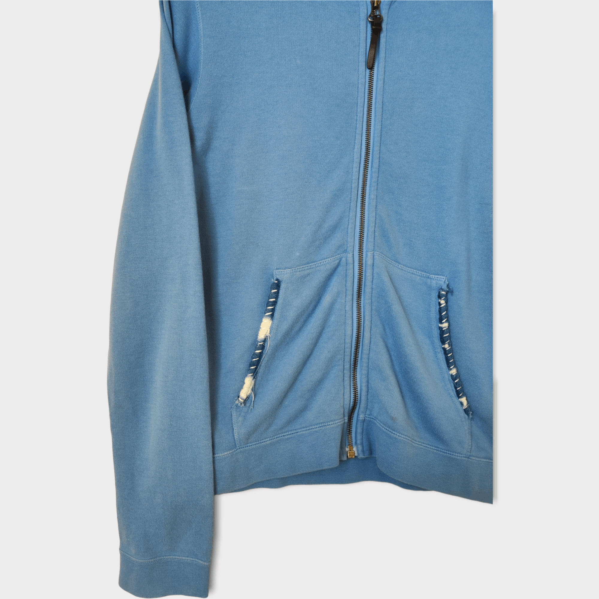 Visvim Visvim Jumbo Hoodie P.O. Light Indigo Visvim Japan Size US S / EU 44-46 / 1 - 4 Thumbnail