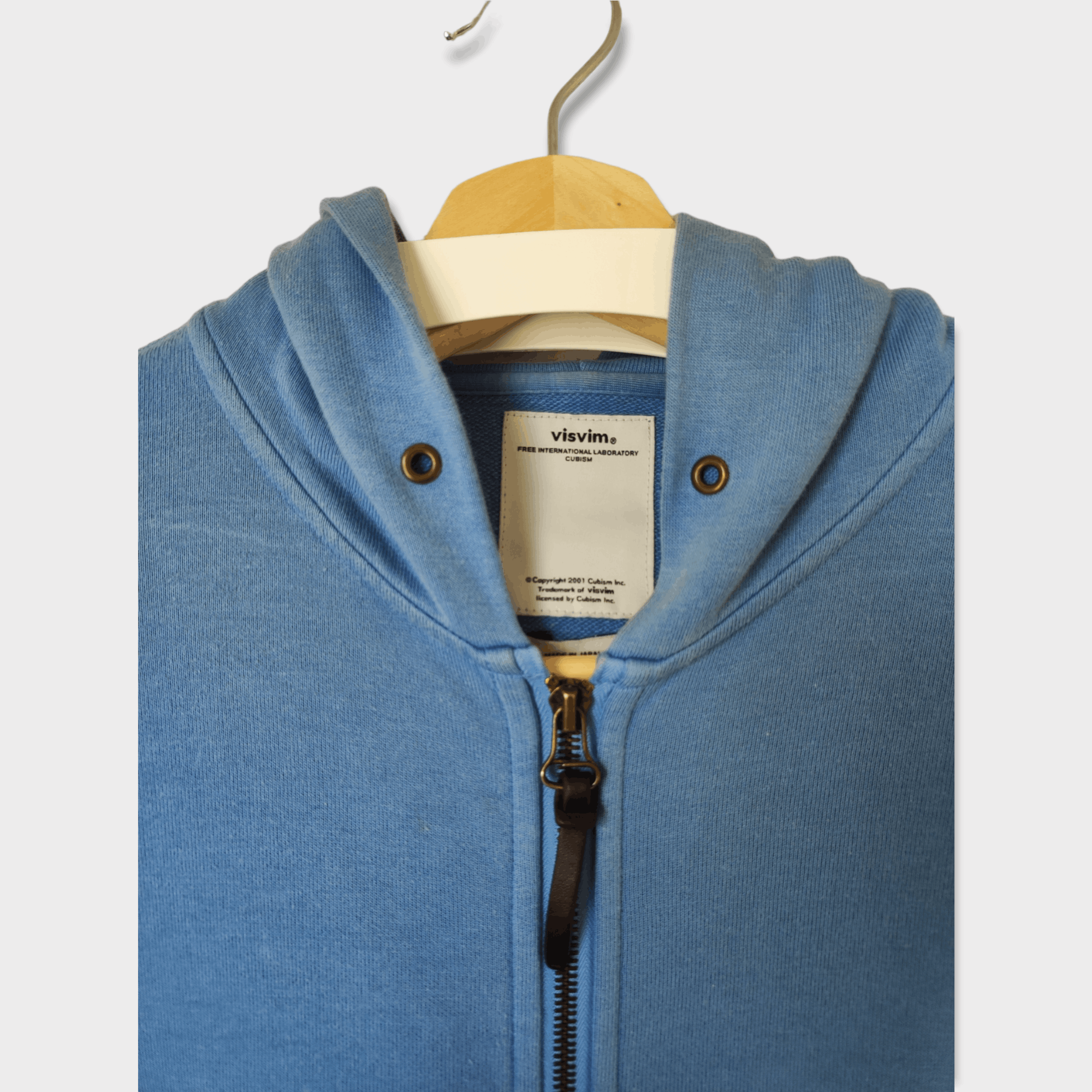 Visvim Visvim Jumbo Hoodie P.O. Light Indigo Visvim Japan Size US S / EU 44-46 / 1 - 5 Thumbnail