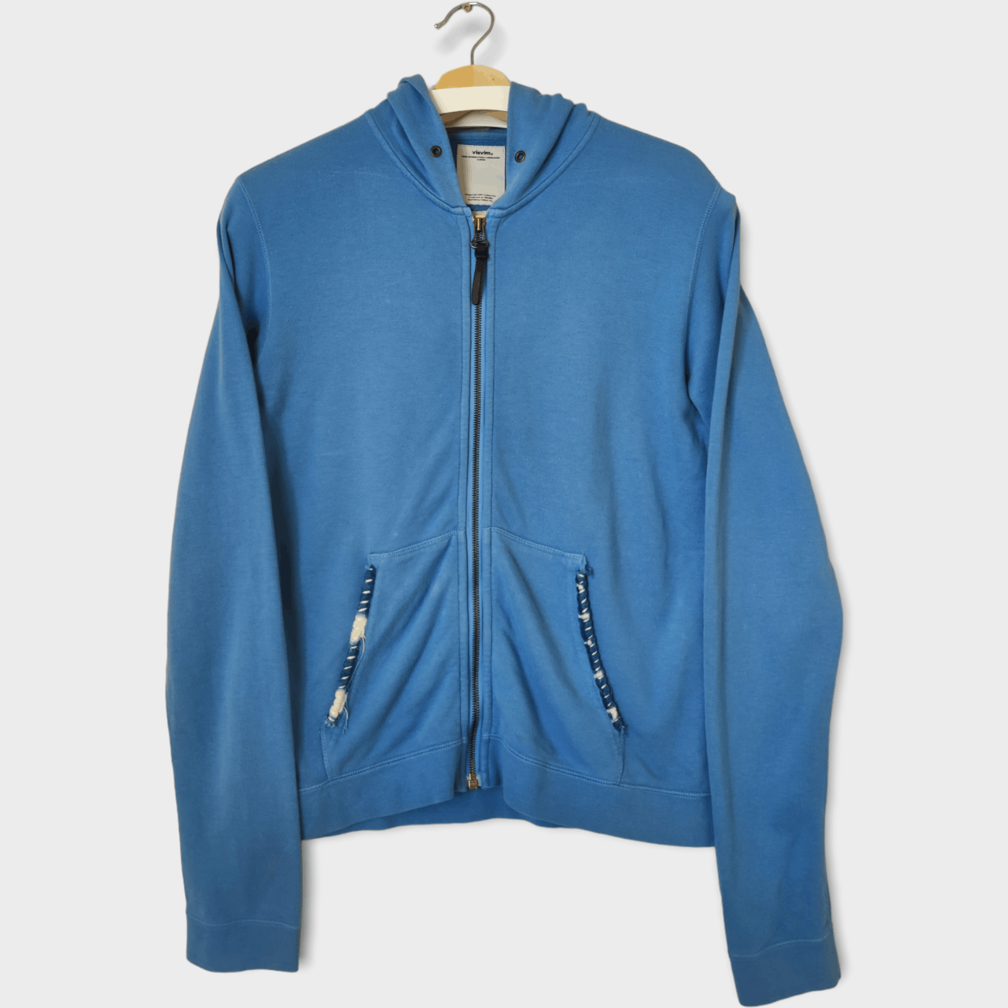 Visvim Visvim Jumbo Hoodie P.O. Light Indigo Visvim Japan Size US S / EU 44-46 / 1 - 2 Thumbnail
