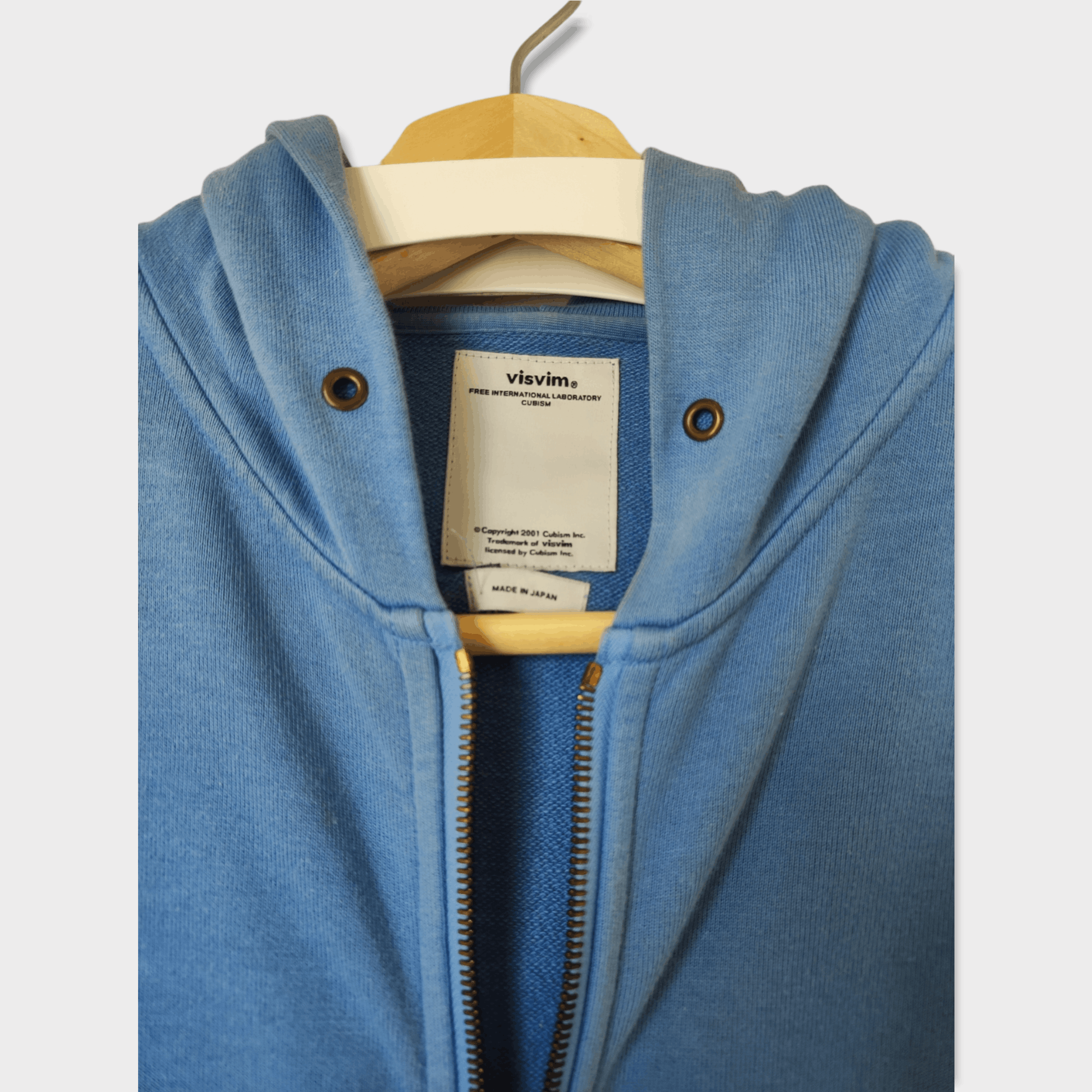 Visvim Visvim Jumbo Hoodie P.O. Light Indigo Visvim Japan Size US S / EU 44-46 / 1 - 6 Thumbnail