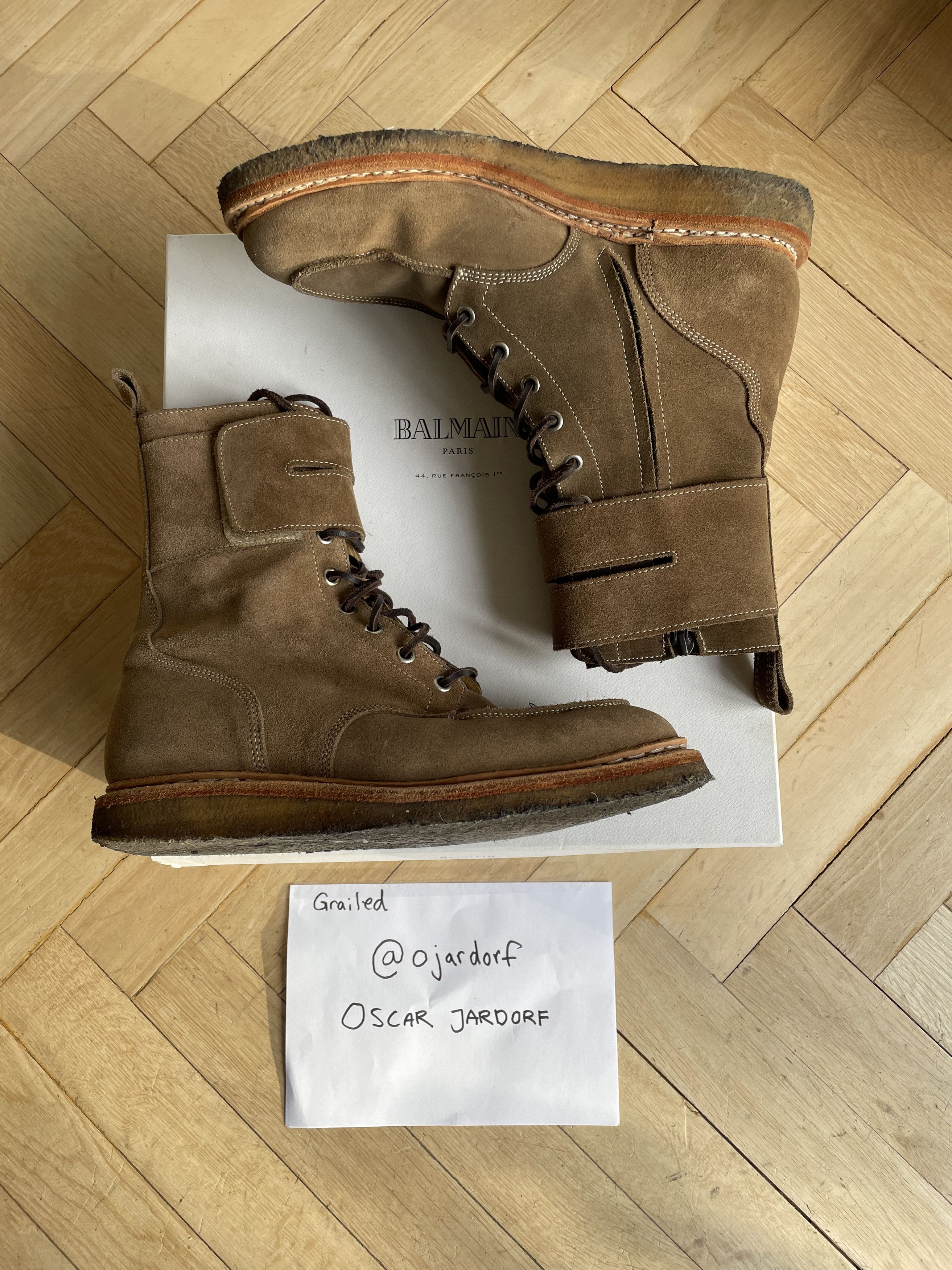 BALMAIN HOMME デカルナン期 11FW Ranger Boots ラグジュアリーメンズ
