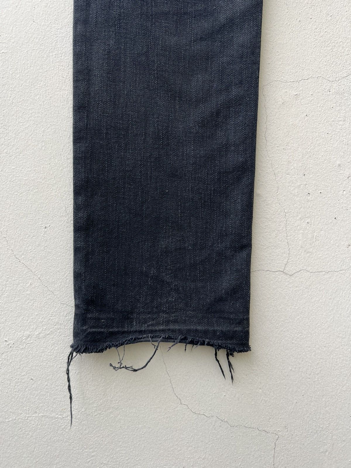 Number (N)ine VTG Number Nine John Lennon Fade Black Denim Jeans Size 3 Size US 31 - 18 Thumbnail