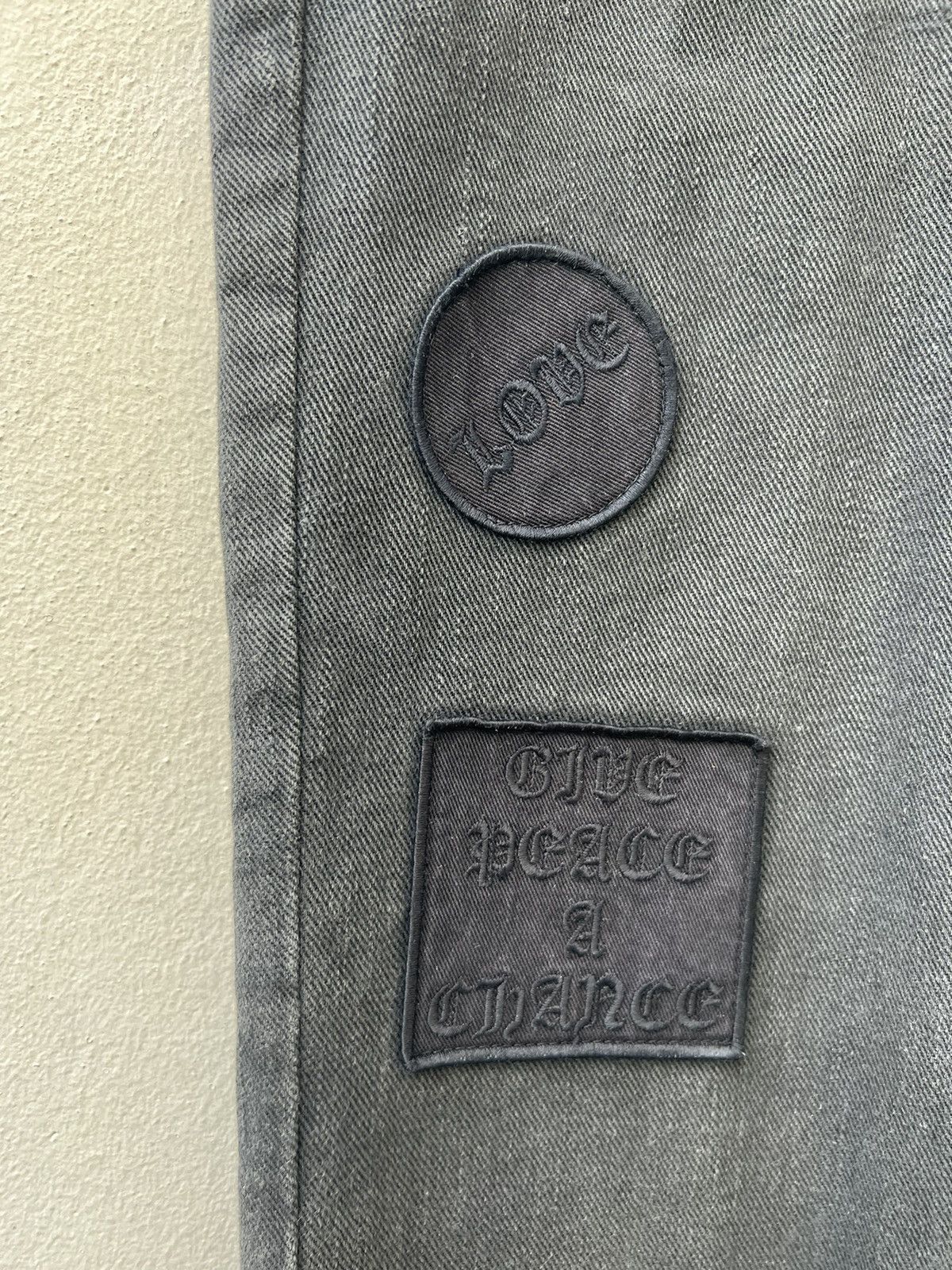 Number (N)ine VTG Number Nine John Lennon Fade Black Denim Jeans Size 3 Size US 31 - 9 Thumbnail