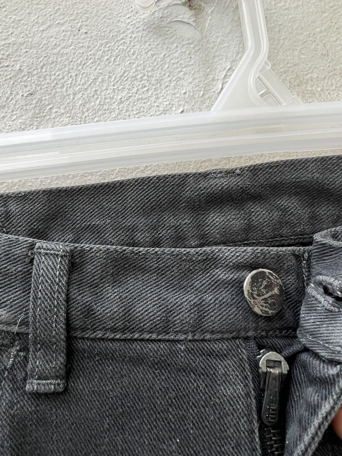 Number (N)ine VTG Number Nine John Lennon Fade Black Denim Jeans Size 3 Size US 31 - 7 Thumbnail
