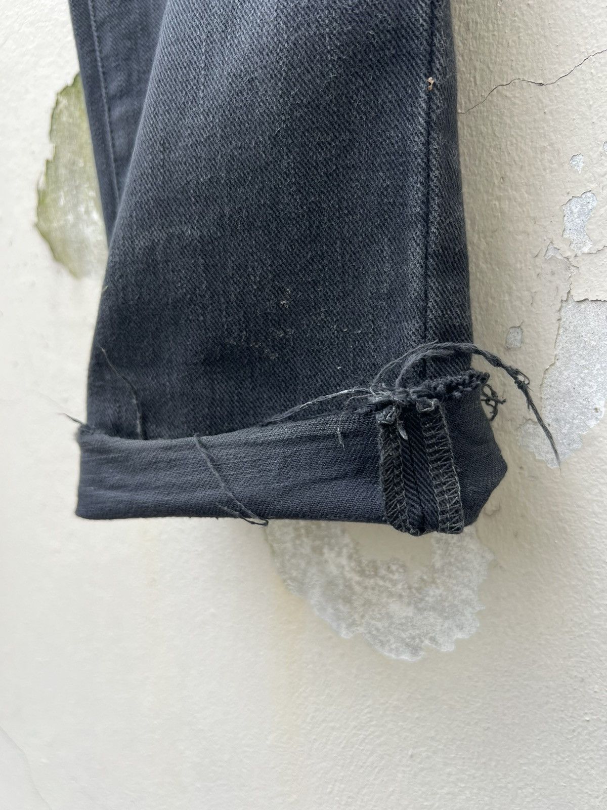 Number (N)ine VTG Number Nine John Lennon Fade Black Denim Jeans Size 3 Size US 31 - 15 Thumbnail