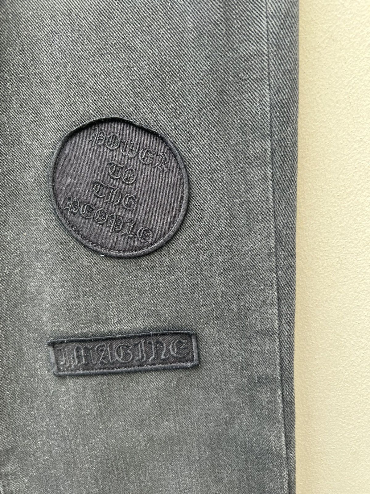 Number (N)ine VTG Number Nine John Lennon Fade Black Denim Jeans Size 3 Size US 31 - 13 Thumbnail