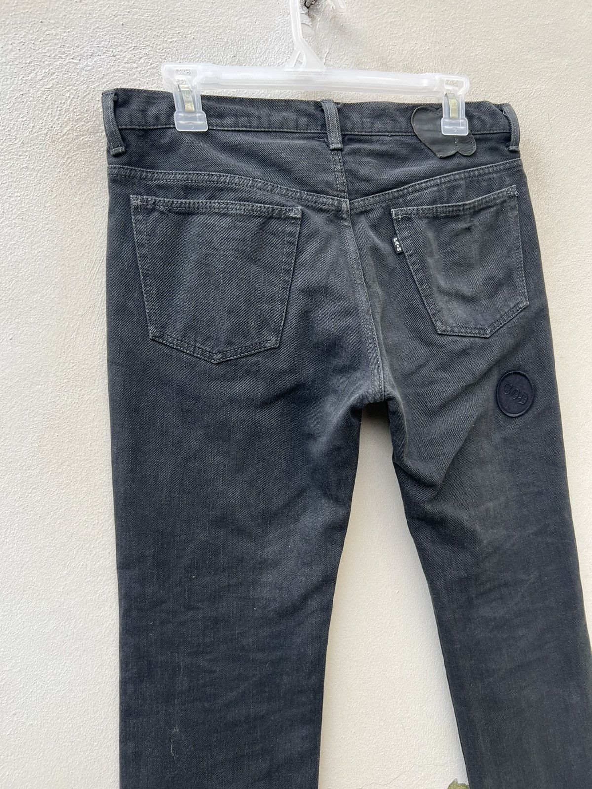 Number (N)ine VTG Number Nine John Lennon Fade Black Denim Jeans Size 3 Size US 31 - 17 Thumbnail