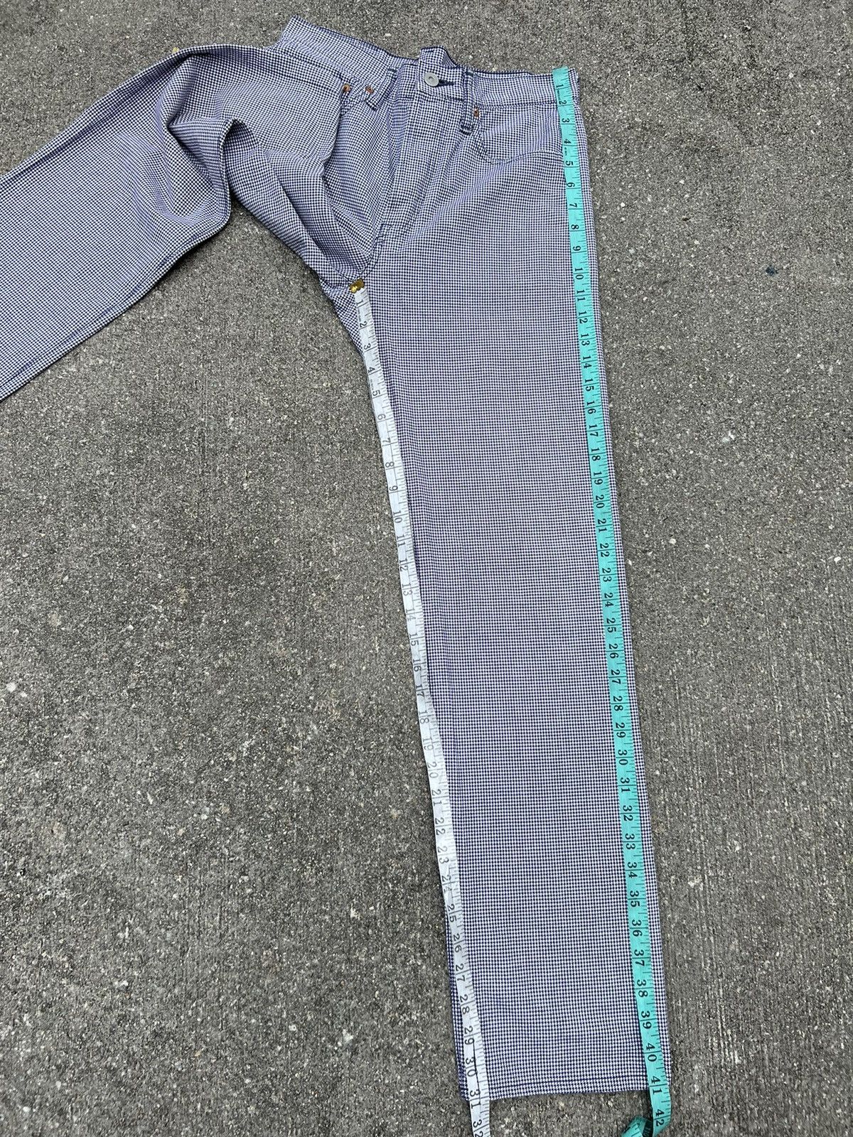 Kapital KAPITAL Hiro Hirata Houndstooth Monogram Jeans Size US 30 / EU 46 - 4 Thumbnail